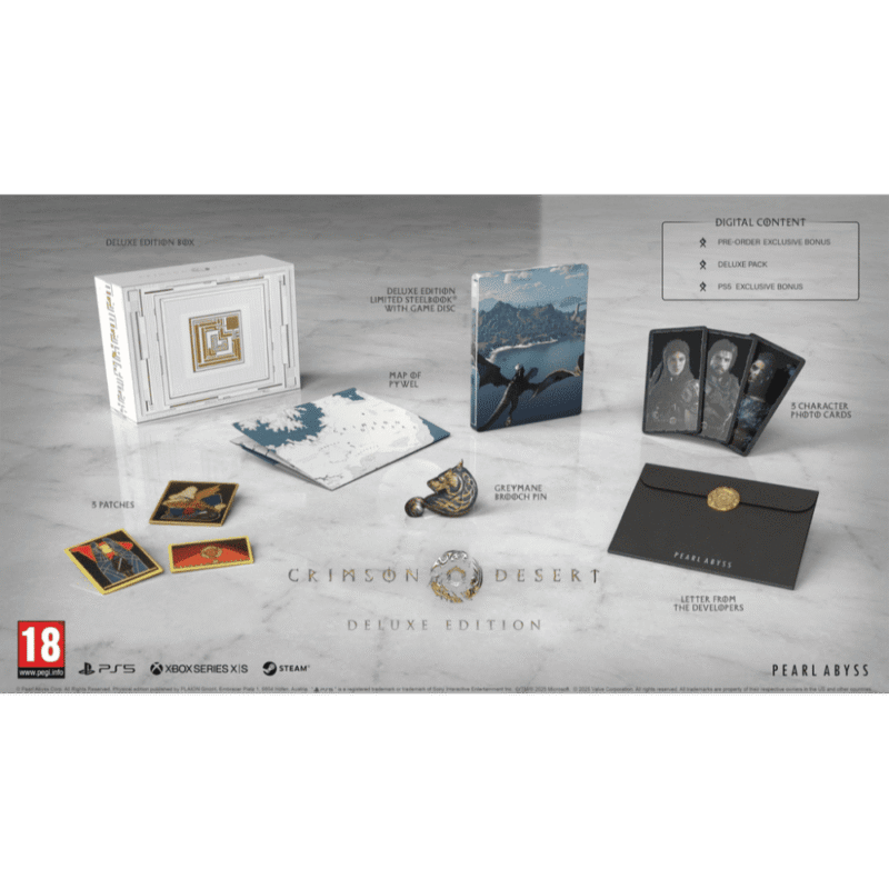 Crimson Desert Deluxe Edition Ps5 Playstation 5 Preordine