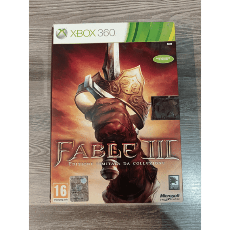 Fable III Edizione Limitata da Collezione Xbox 360 Pal Ita
