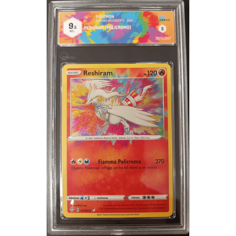 Reshiram 017/072 Destino Splendente Ita Graad 9.5
