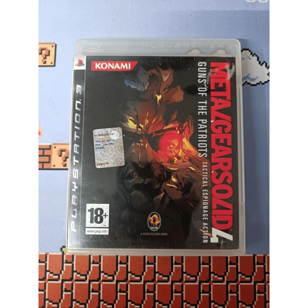Metal Gear Solid 4 Guns Of The Patriots Ps3 Playstation 3 Pal Ita