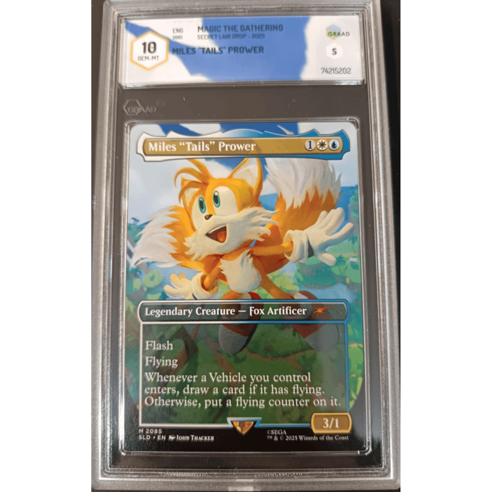 Miles "Tails" Prower 2085 Magic: The Gathering Secret Lair Sonic Eng Graad 10