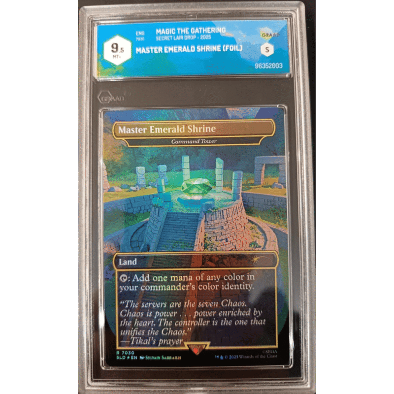 Master Emerald Shrine 7030 Magic: The Gathering Secret Lair Sonic Eng Graad 9.5