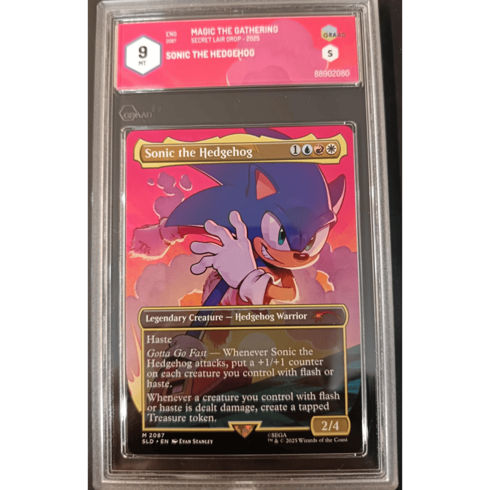 Sonic the Hedgehog 2087 Magic: The Gathering Secret Lair Sonic Eng Graad 9