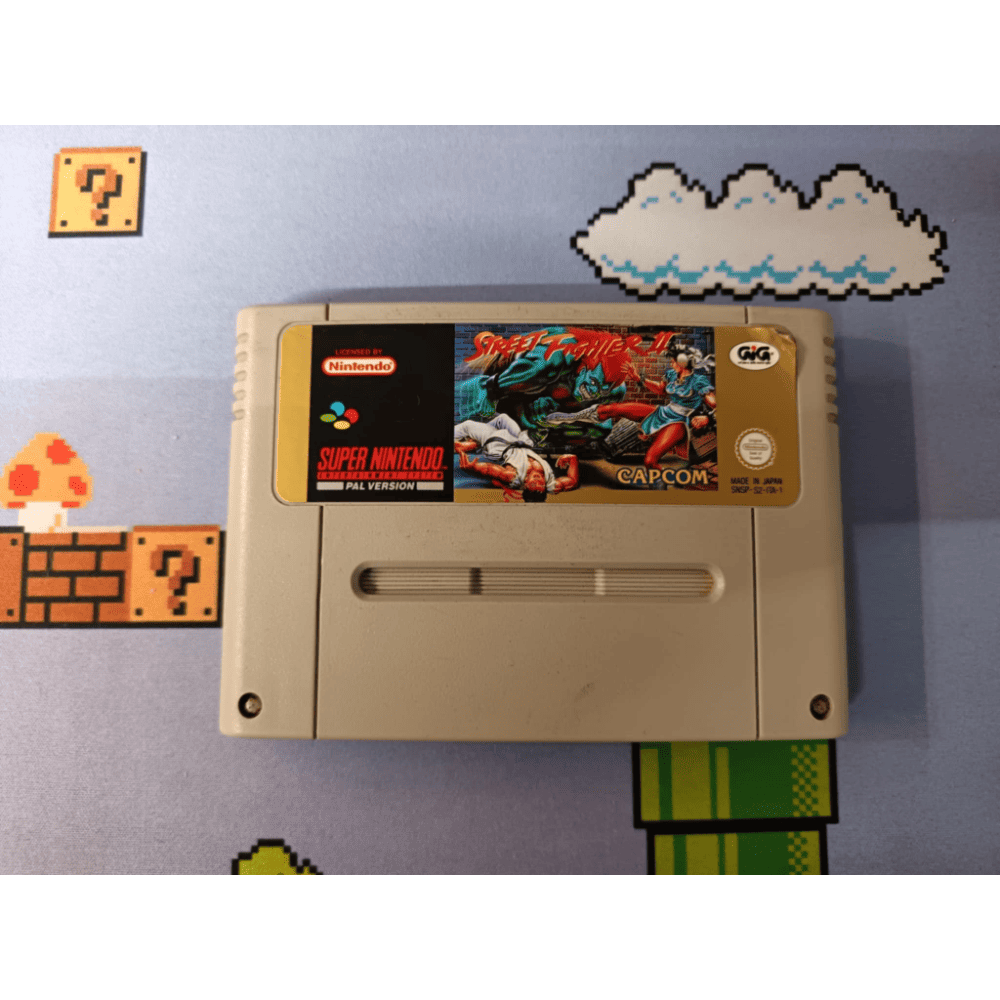 Street Fighter II Super Nintendo Super NES SNES Pal Ita
