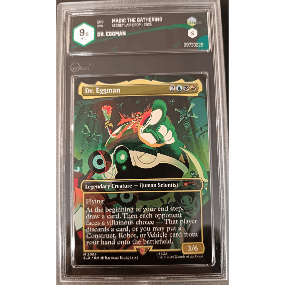 Dr. Eggman 2084 Magic: The Gathering Secret Lair Sonic Eng Graad 9.5