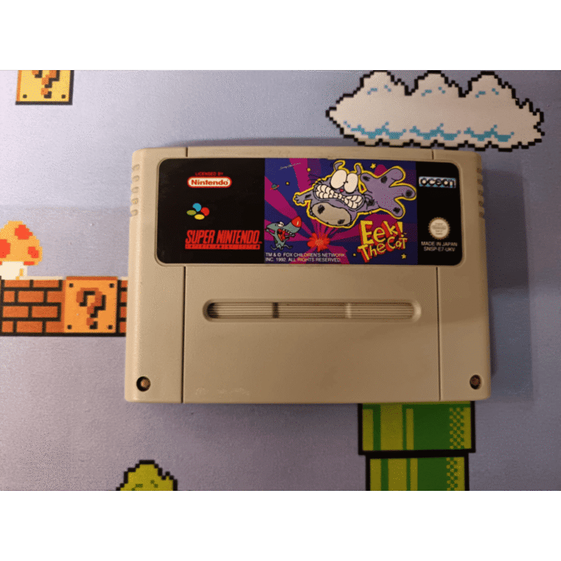 Eek! The Cat Super Nintendo Super NES SNES Pal Ukv
