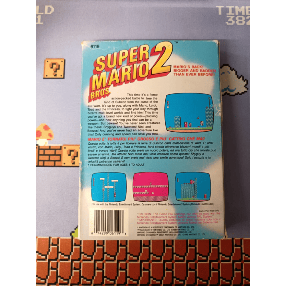 Super Mario Bros. 2 Nintendo NES Pal Ita - immagine 2