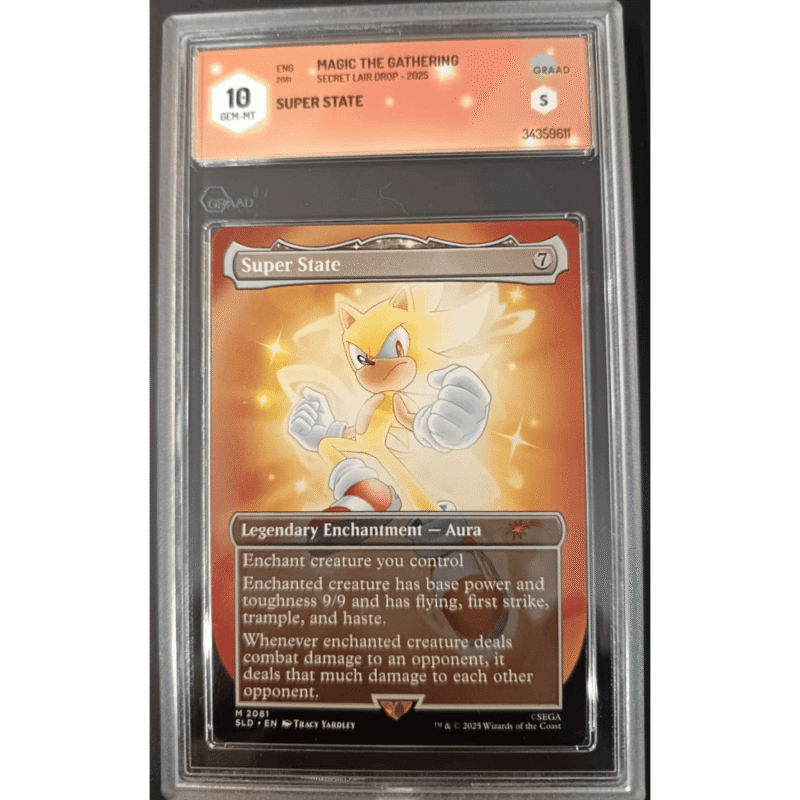 Super State 2081 Magic: The Gathering Secret Lair Sonic Eng Graad 10