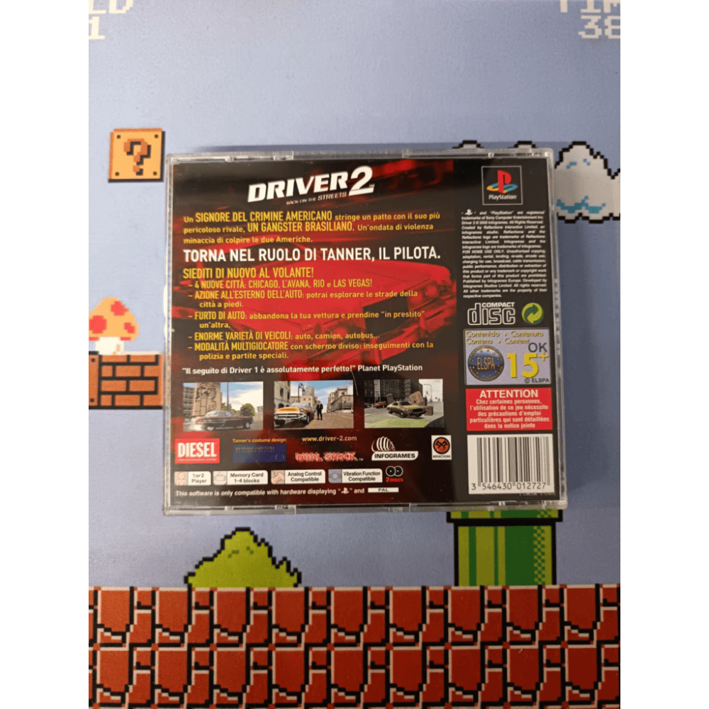 Driver 2 Ps1 Playstation 1 Pal Ita - immagine 2