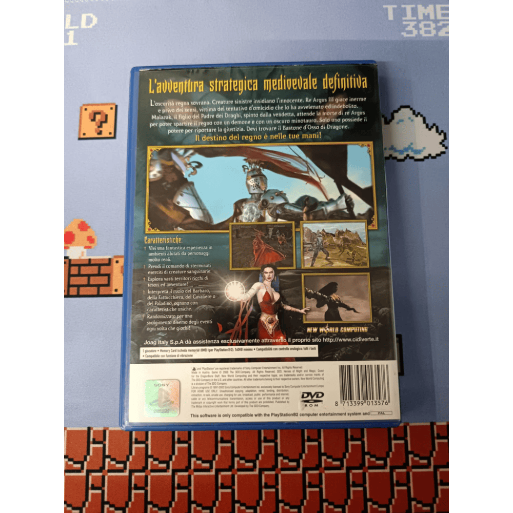 Heroes of Might and Magic Quest for the DragonBone Staff Ps2 Playstation 2 Pal Ita - immagine 2