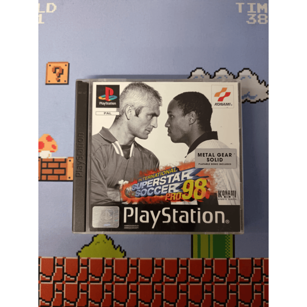 ISS International Superstar Soccer Pro 98 Ps1 Playstation 1 Pal Ita