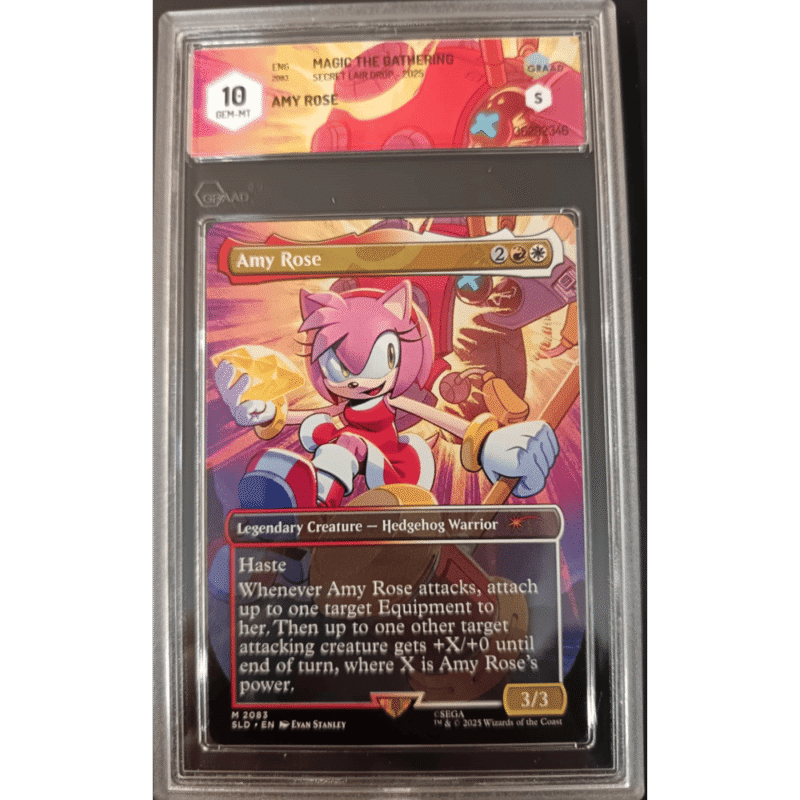 Amy Rose 2083 Magic: The Gathering Secret Lair Sonic Eng Graad 10