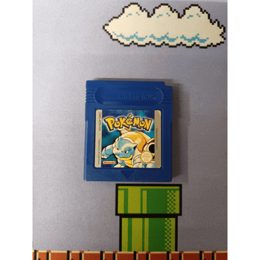 Pokemon Blu Nintendo GameBoy Pal Ita