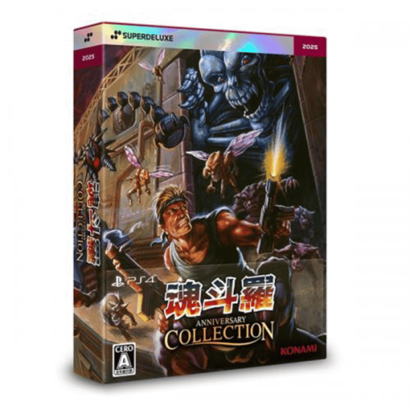 Contra Anniversary Collection Deluxe Edition Ps4 Playstation 4 Jap