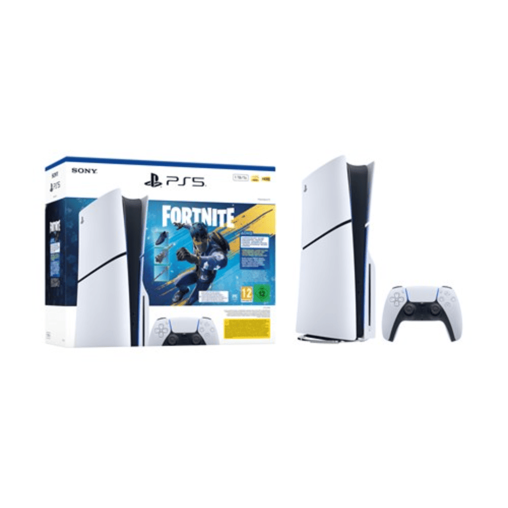 Sony Playstation 5 Slim Chassis E Console con Lettore Fortnite Flowering Chaos Bundle
