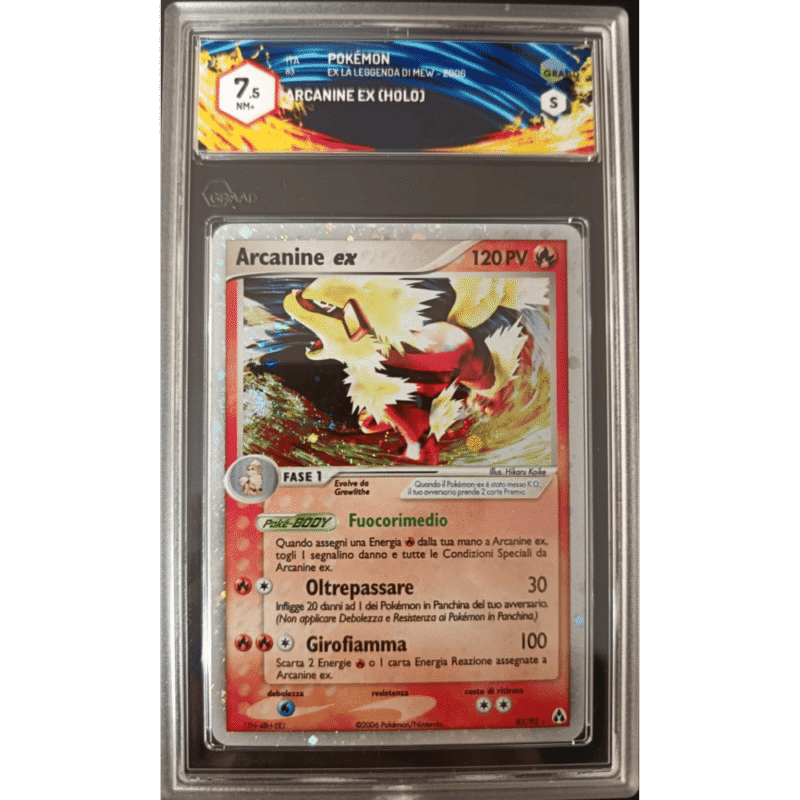 Arcanine ex 83/92  La Leggenda di Mew Ita Graad 7.5