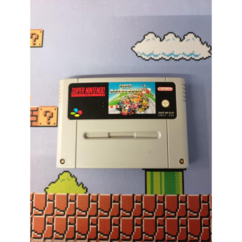 Super Mario Kart Super Nintendo Super NES SNES Pal Eur