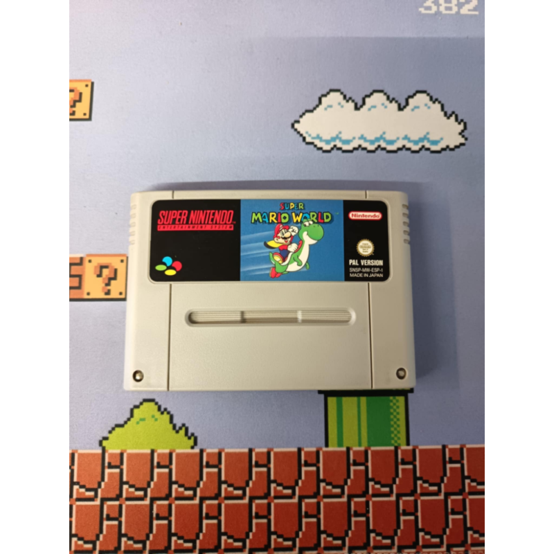 Super Mario World Super Nintendo Super NES SNES Pal Esp