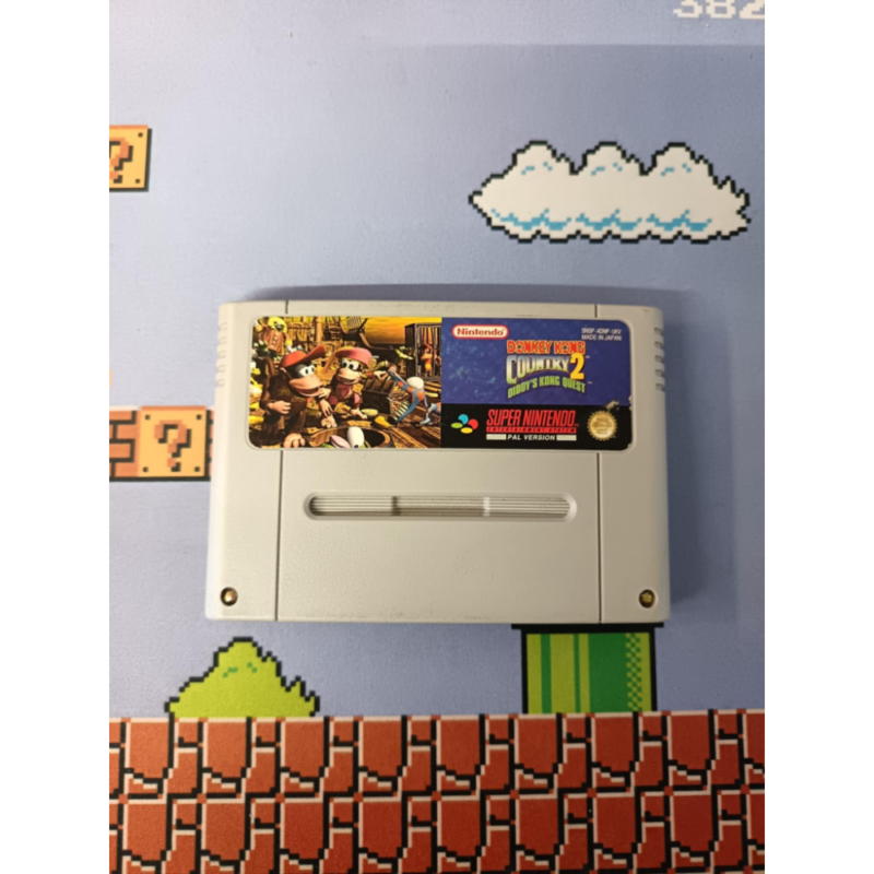 Donkey Kong Country 2 Diddy's Kong Quest Super Nintendo Super NES SNES Pal Ukv