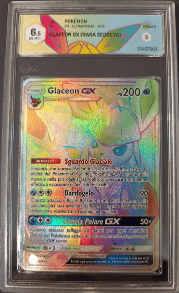 Glaceon GX 159/156 Ultra Prisma Ita Graad 6.5