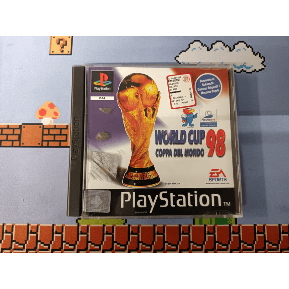 World Cup 98 PS1 Playstation 1 Pal Ita