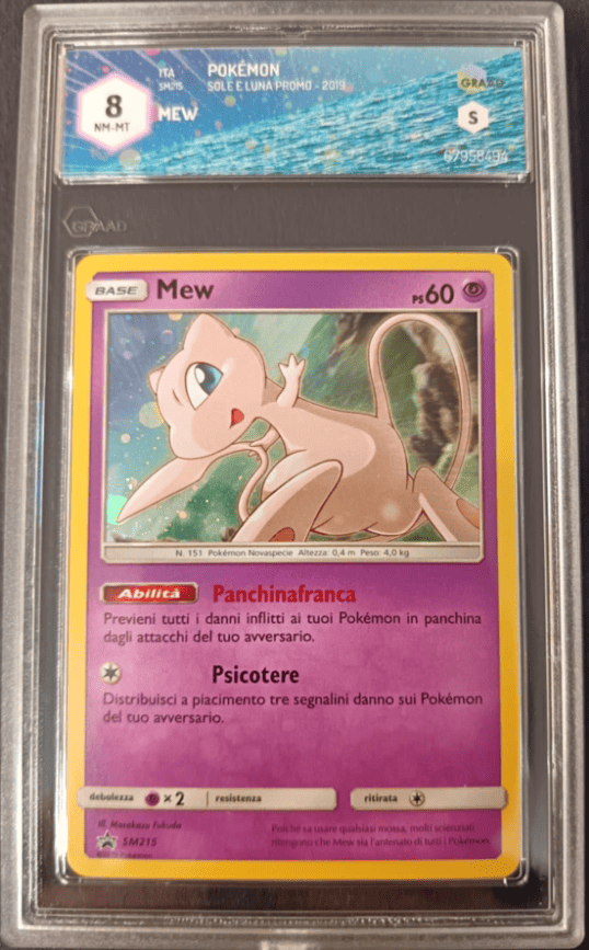 Mew SM215 Black Star Promo Ita Graad 8
