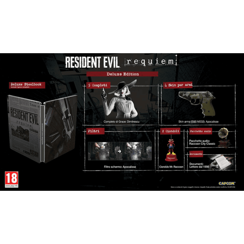 Resident Evil Requiem Steelbook Deluxe Edition Nintendo Switch 2 - immagine 2