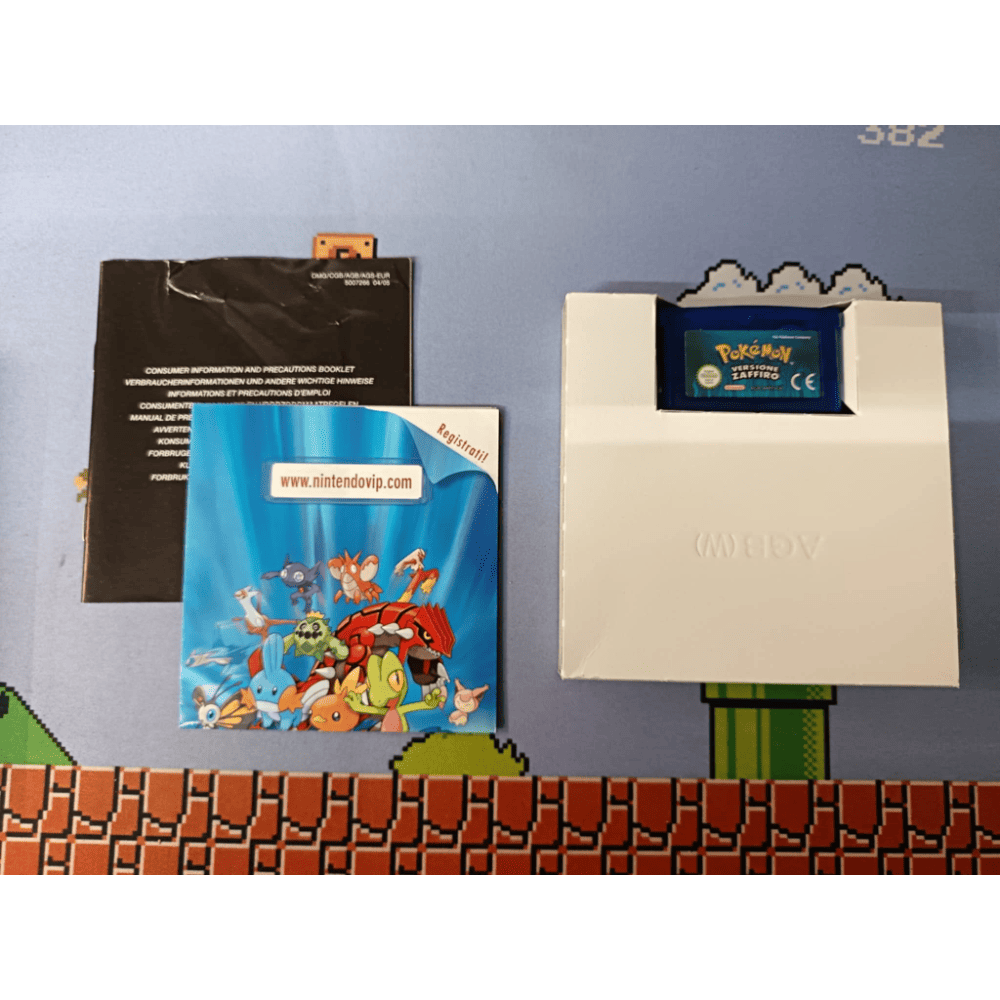 Pokemon Versione Zaffiro Nintendo GameBoy Advance GBA Pal Ita - immagine 3