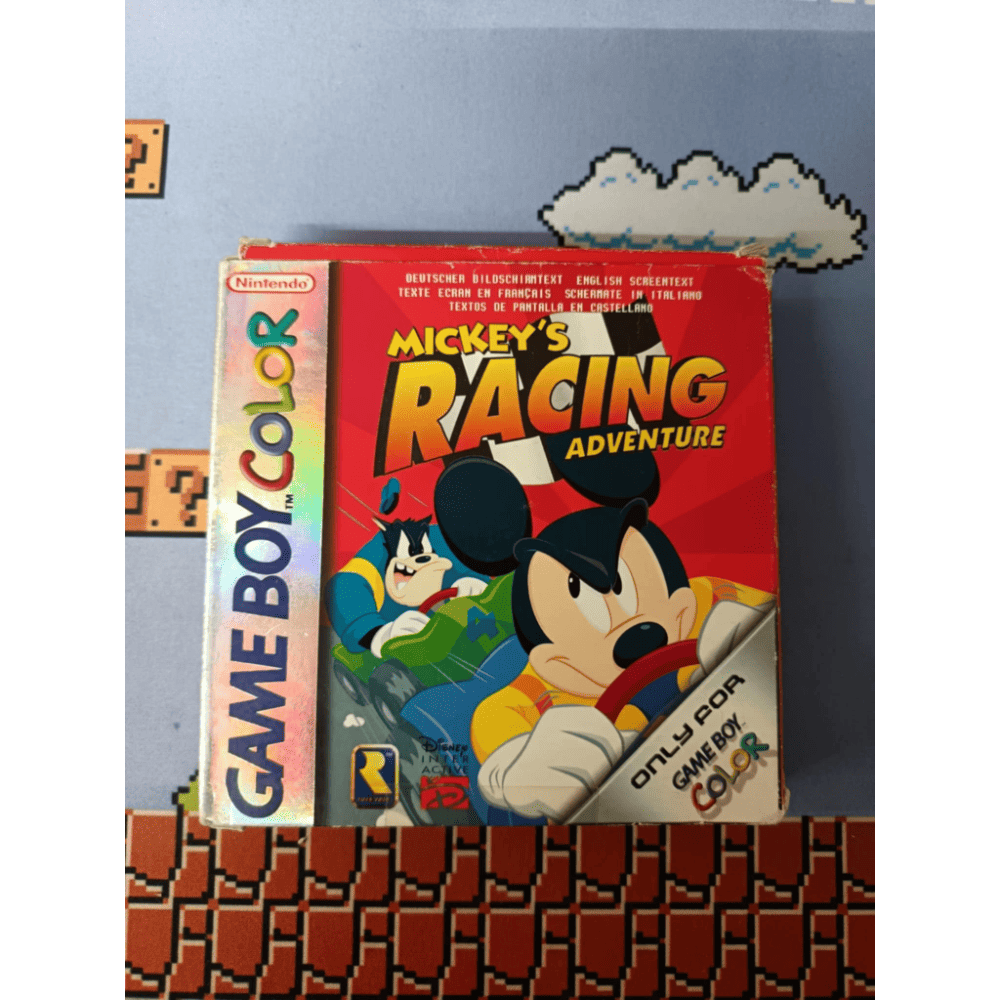 Mickey's Racing Adventure Nintendo GameBoy Color GBC Pal Ita