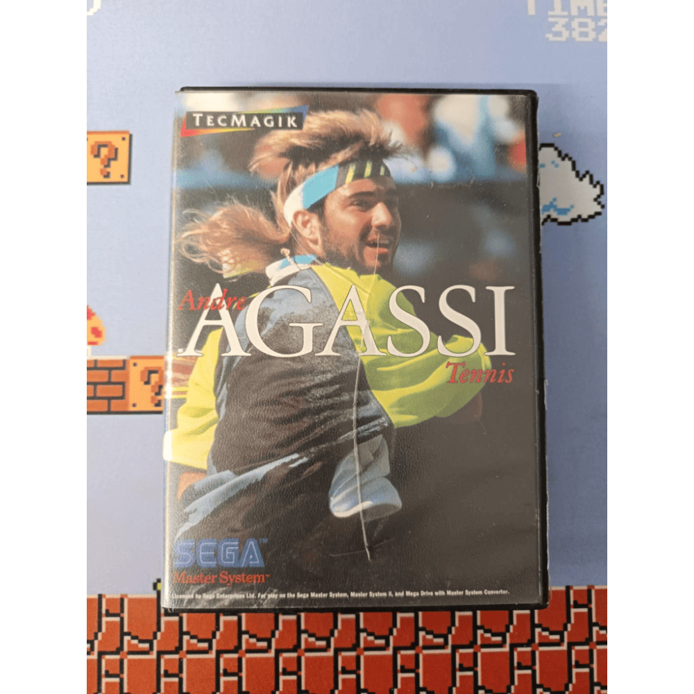 Andre Agassi Tennis Sega Master System Pal Ita