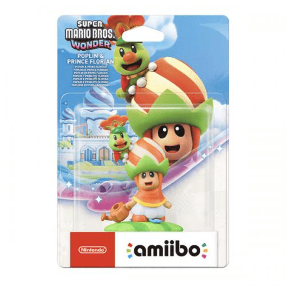 Amiibo Poplin & Prince Florian Super Mario Bros. Wonder Preordine