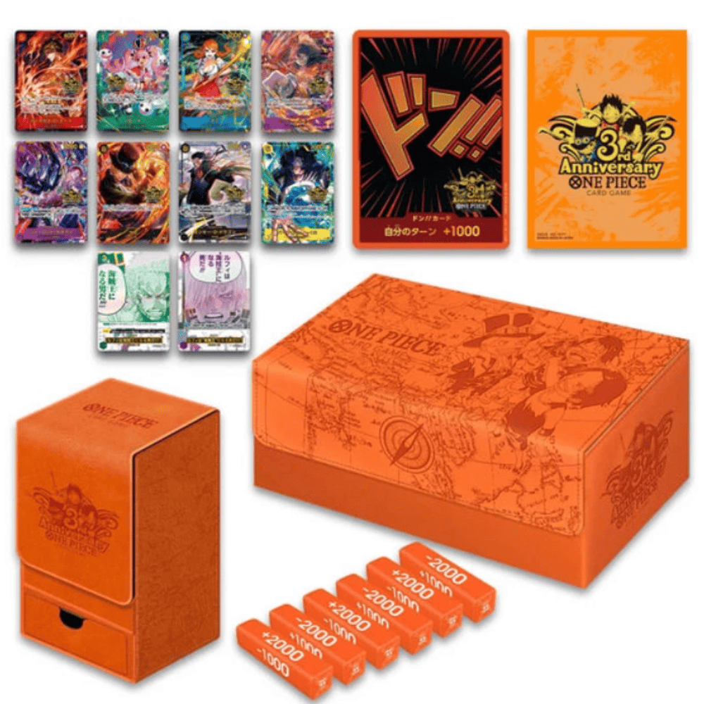 One Piece Card Game 3rd Anniversary Japanese Set Eng