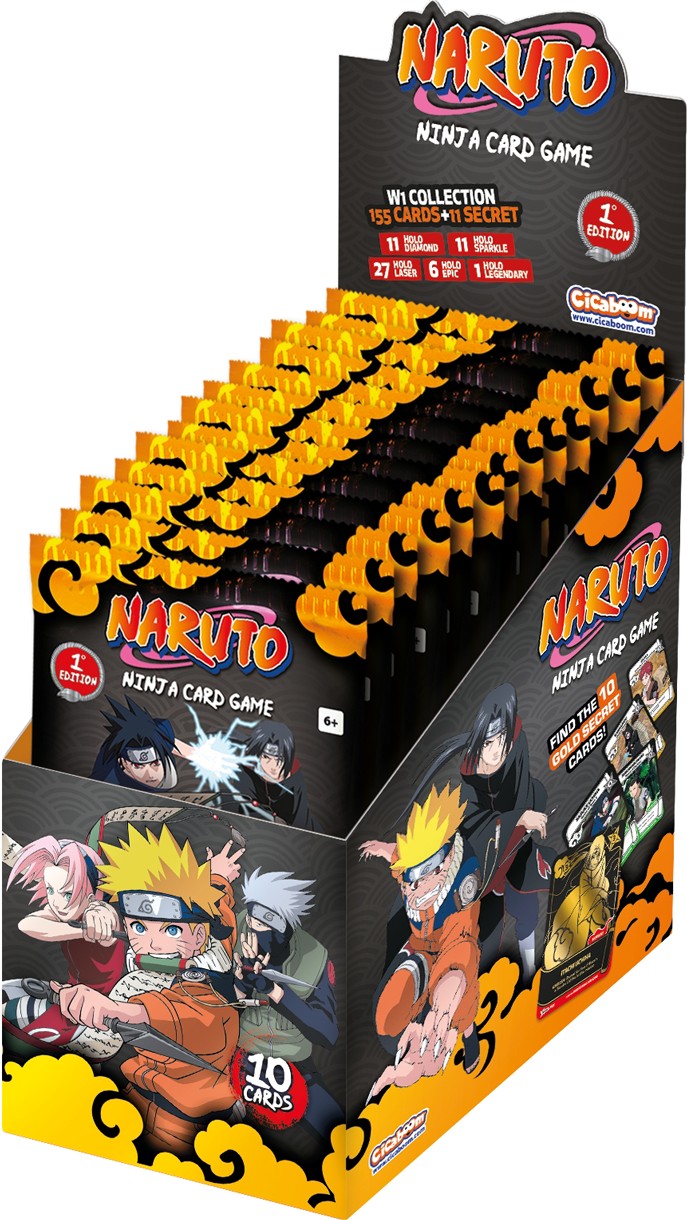 Naruto Mythos TCG Box 24 Buste Eng Prima Edizione