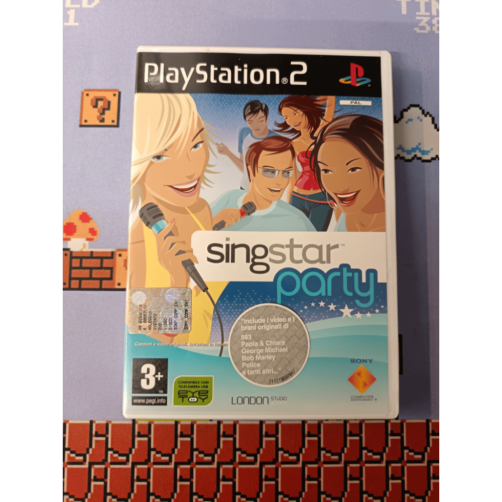 Singstar Party Ps2 Playstation 2 Pal Ita