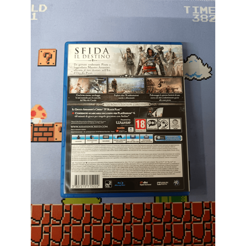 Assassin's Creed IV Black Flag Ps4 Playstation 4 Usato - immagine 2