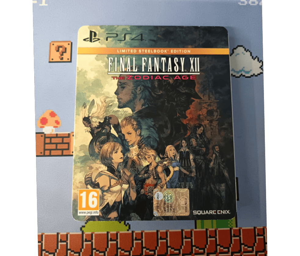 Final Fantasy XII The Zodiac Age Limited Steelbook Edition Ps4 Playstation 4 Usato