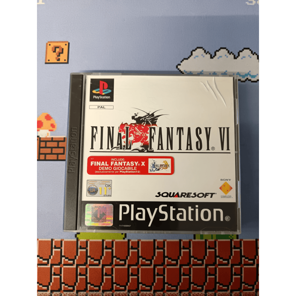Final Fantasy VI Ps1 Playstation 1 Pal Ita