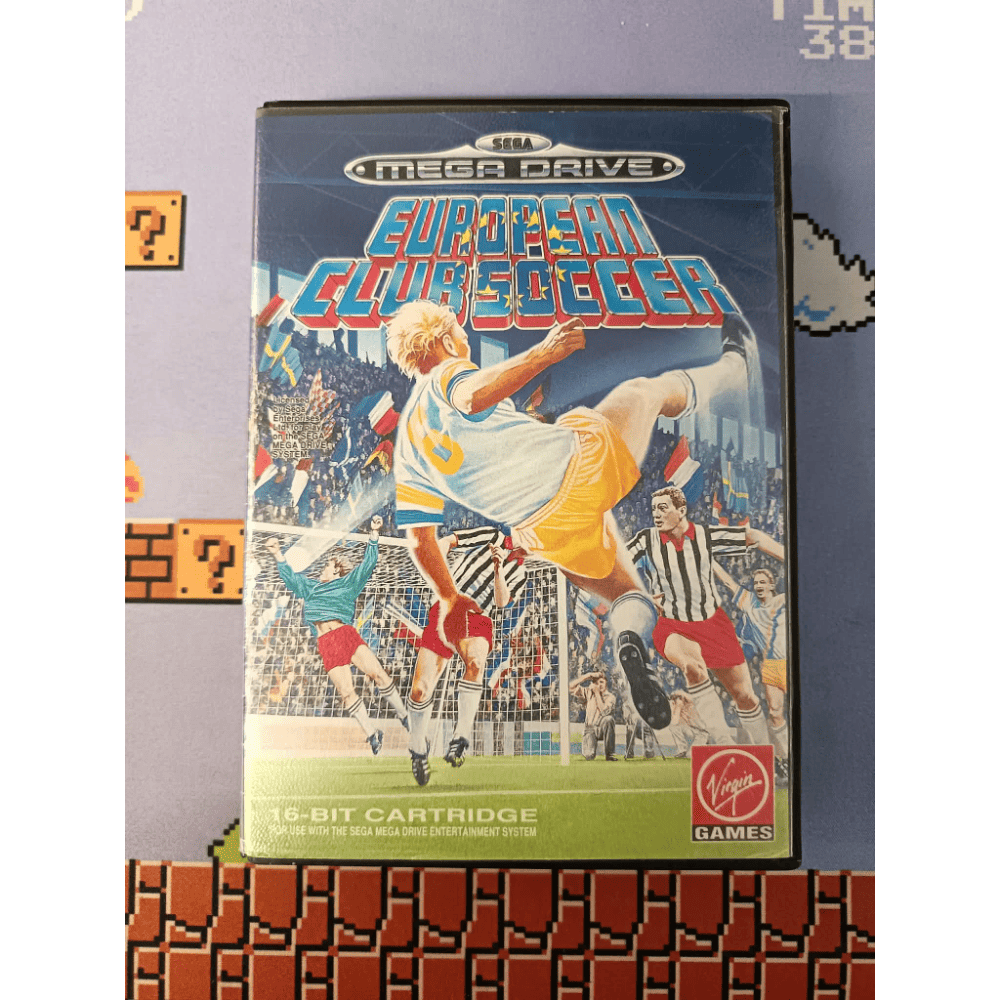 European Club Soccer Sega Mega Drive Pal Ita