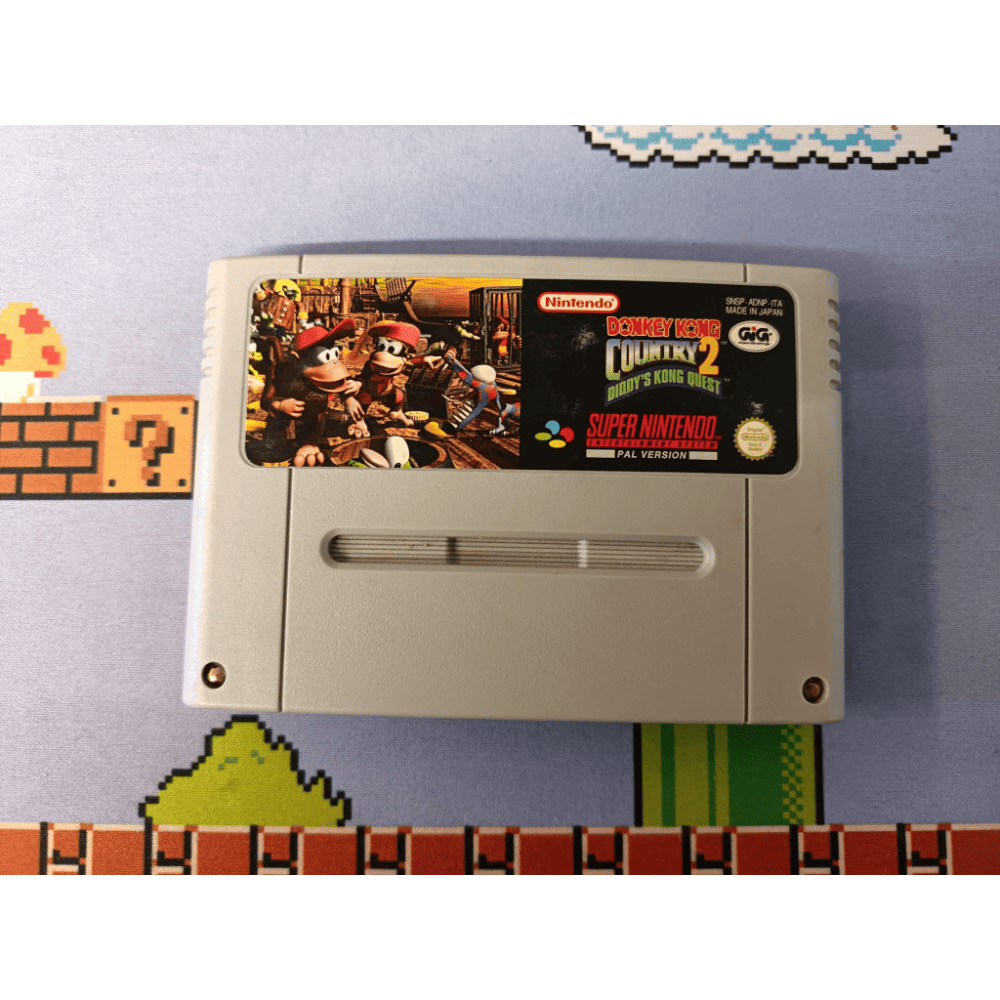 Donkey Kong Country 2 Diddy's Kong Quest Super Nintendo Super NES SNES Pal Ita