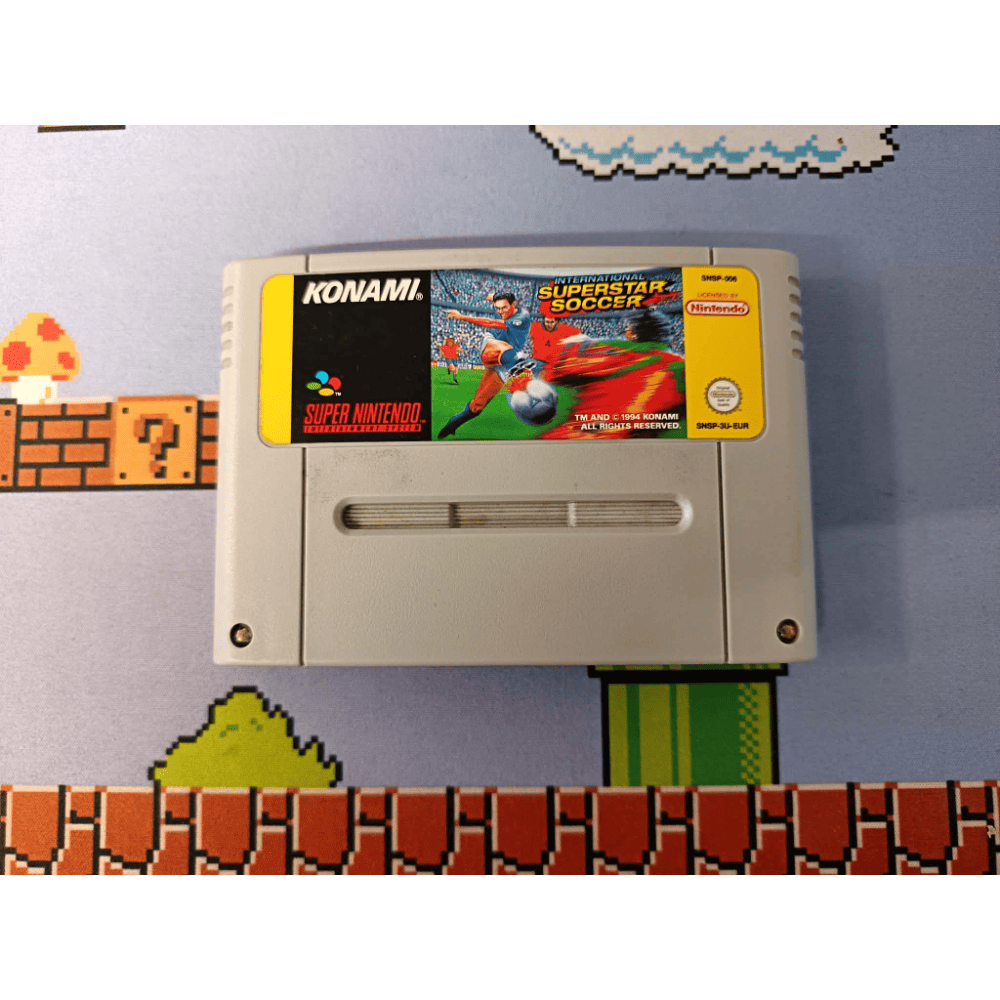 International Superstar Soccer Super Nintendo Super NES SNES Pal Eur