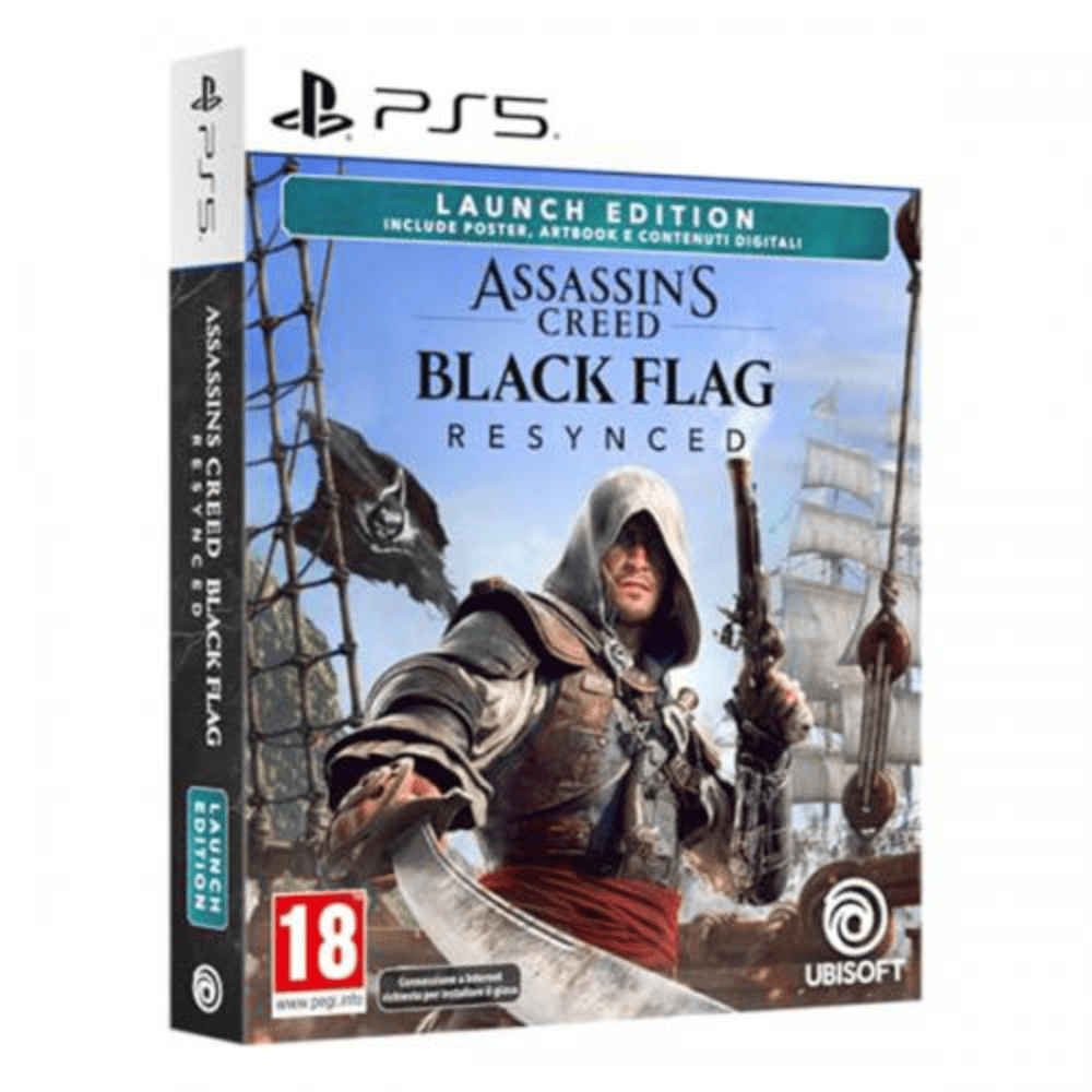 Assassin's Creed IV Black Flag Resynced Launch Edition Ps5 Playstation 5 Preordine