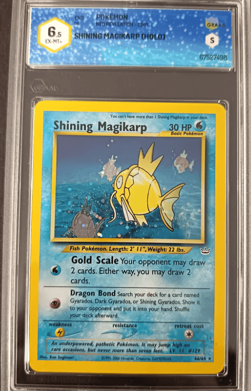 Shining Magikarp 66/64 Neo Revelation Eng Graad 6.5