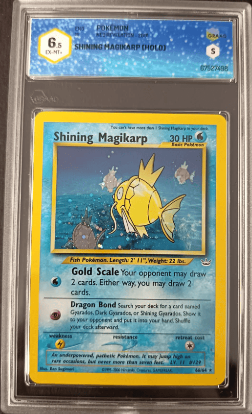 Shining Magikarp 66/64 Neo Revelation Eng Graad 6.5