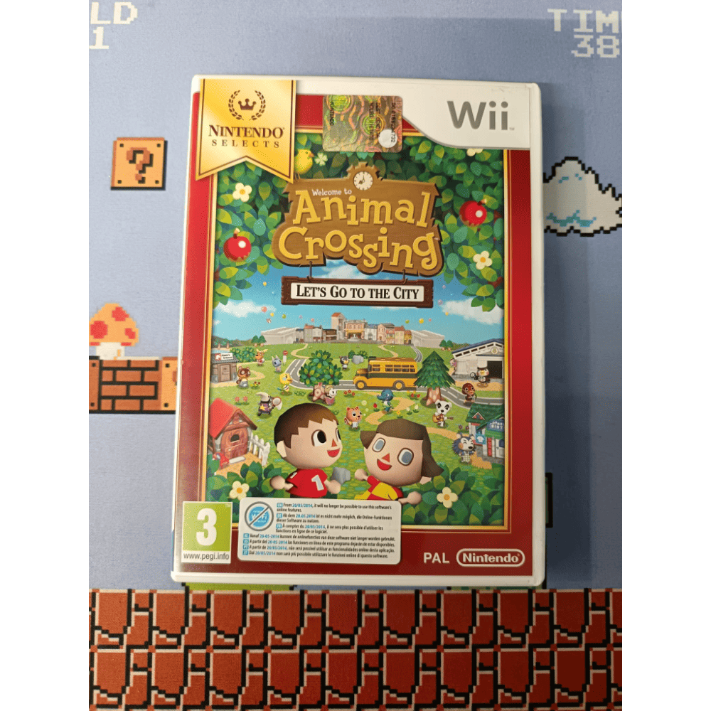 Animal Crossing Let's Go to the City Nintendo Wii Pal Ita