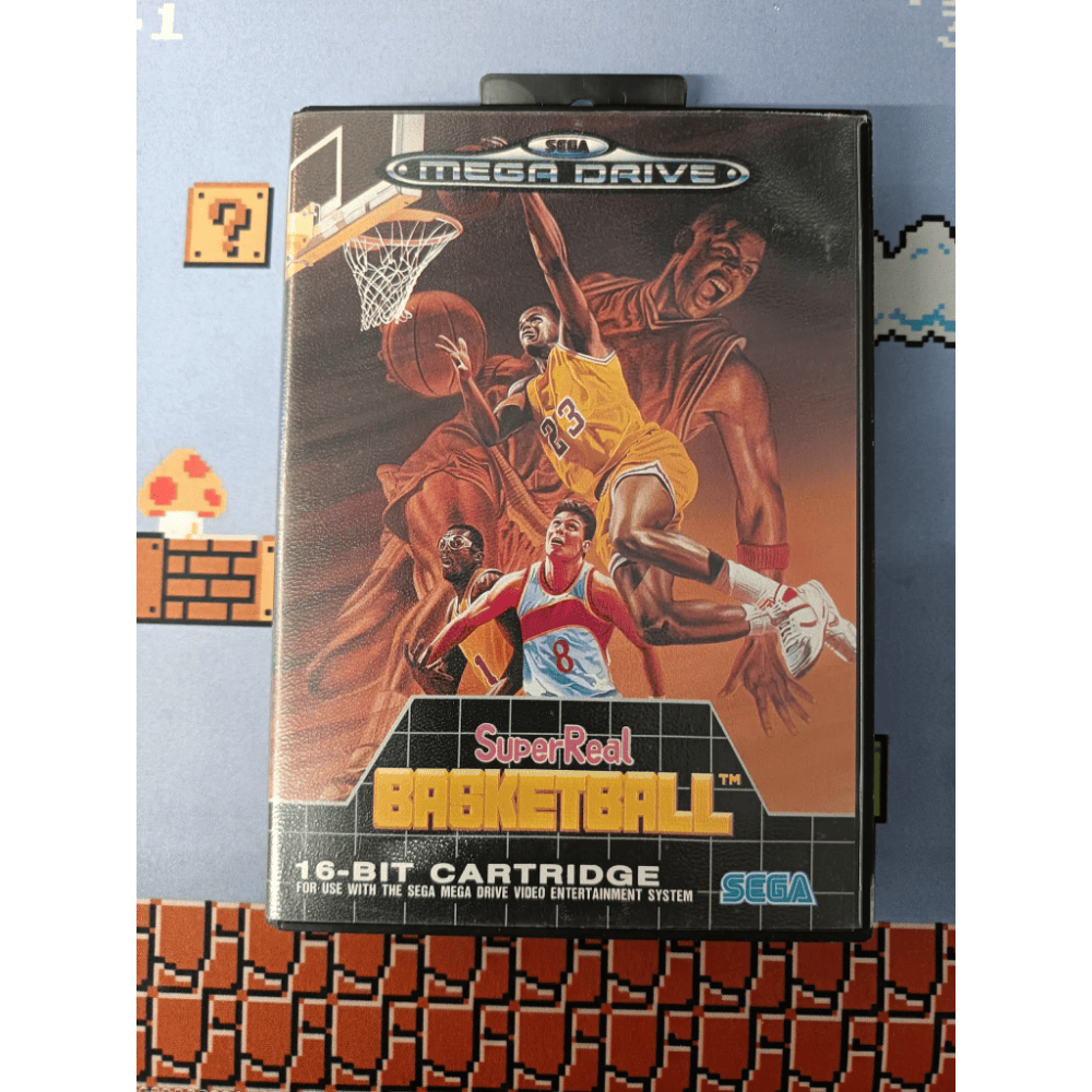 Super Real Basketball Sega Mega Drive Pal Ita
