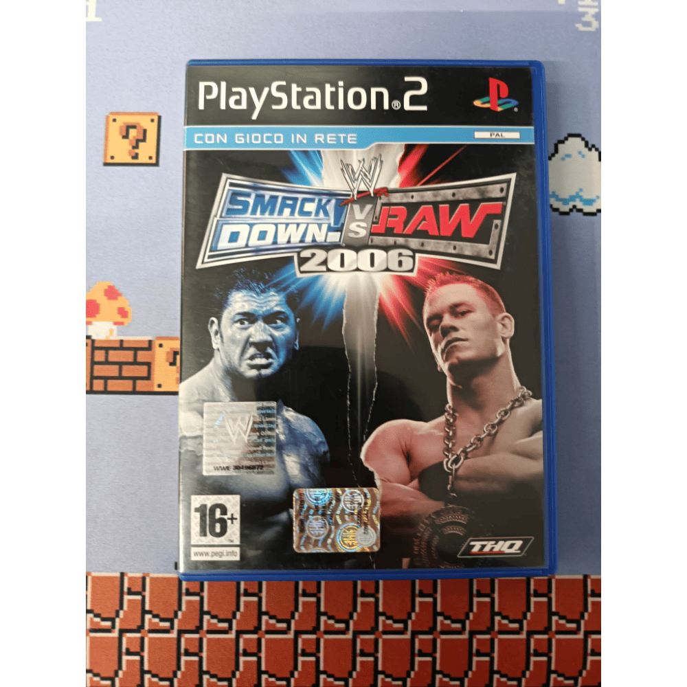 Smack Down Vs Raw 2006 Ps2 Playstation 2 Pal Ita
