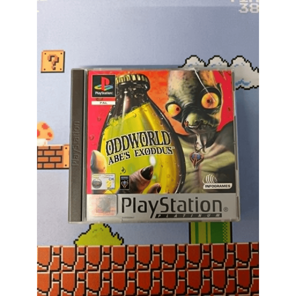 Oddworld Abe’s Exoddus Ps1 Playsation 1 Pal Ita