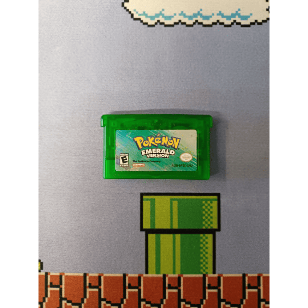 Pokemon Emerald Version Nintendo GameBoy Advance GBA Pal Usa
