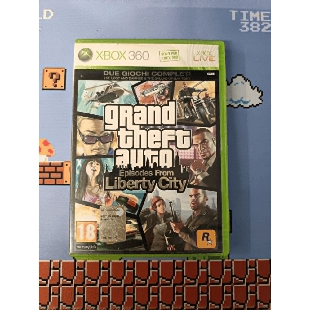 Grand Theft Auto Episodes Liberty City Xbox 360 Pal Ita